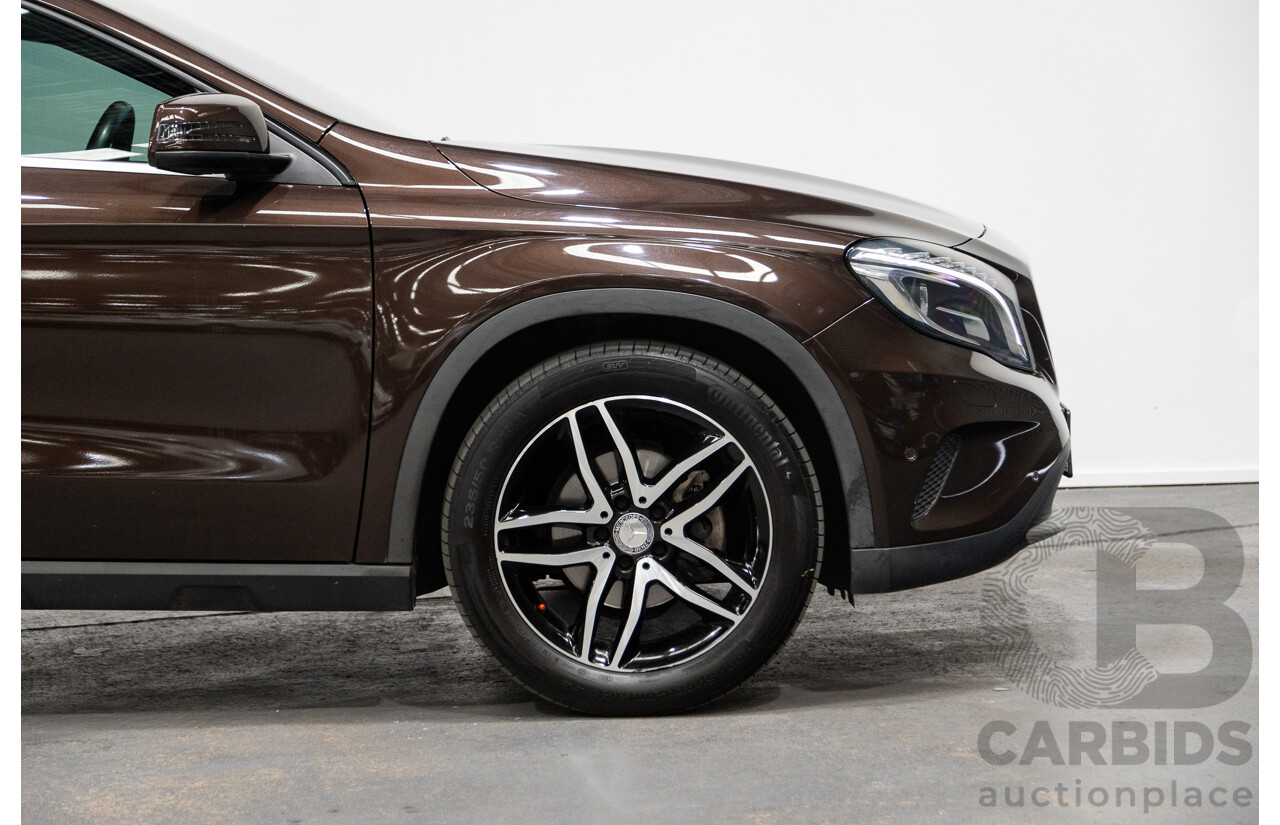 05/2016 Mercedes-Benz Gla 180 (FWD) X156 MY16 4D Wagon Orient Brown Metallic Turbo 1.6L