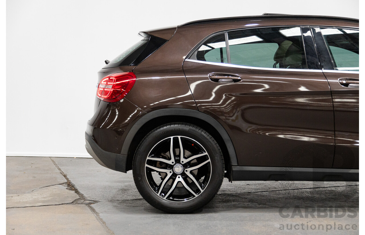 05/2016 Mercedes-Benz Gla 180 (FWD) X156 MY16 4D Wagon Orient Brown Metallic Turbo 1.6L