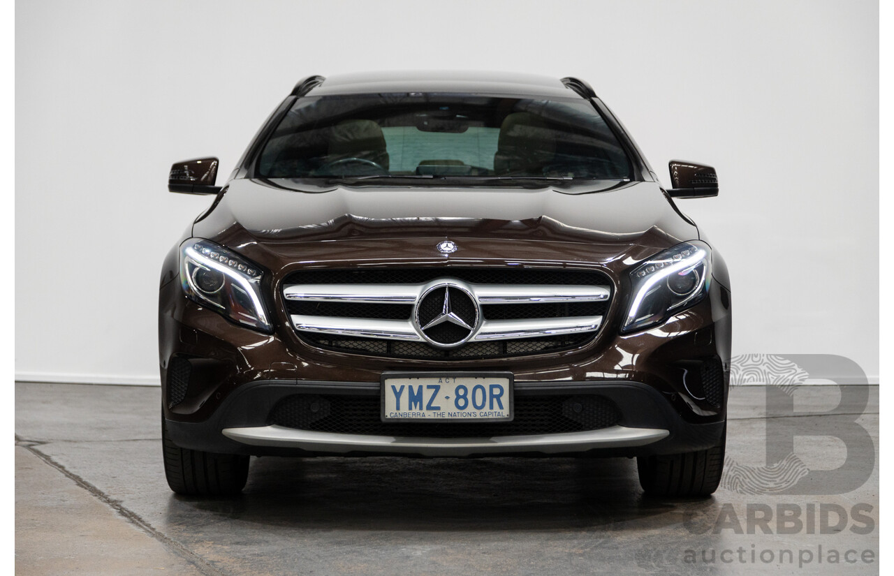 05/2016 Mercedes-Benz Gla 180 (FWD) X156 MY16 4D Wagon Orient Brown Metallic Turbo 1.6L