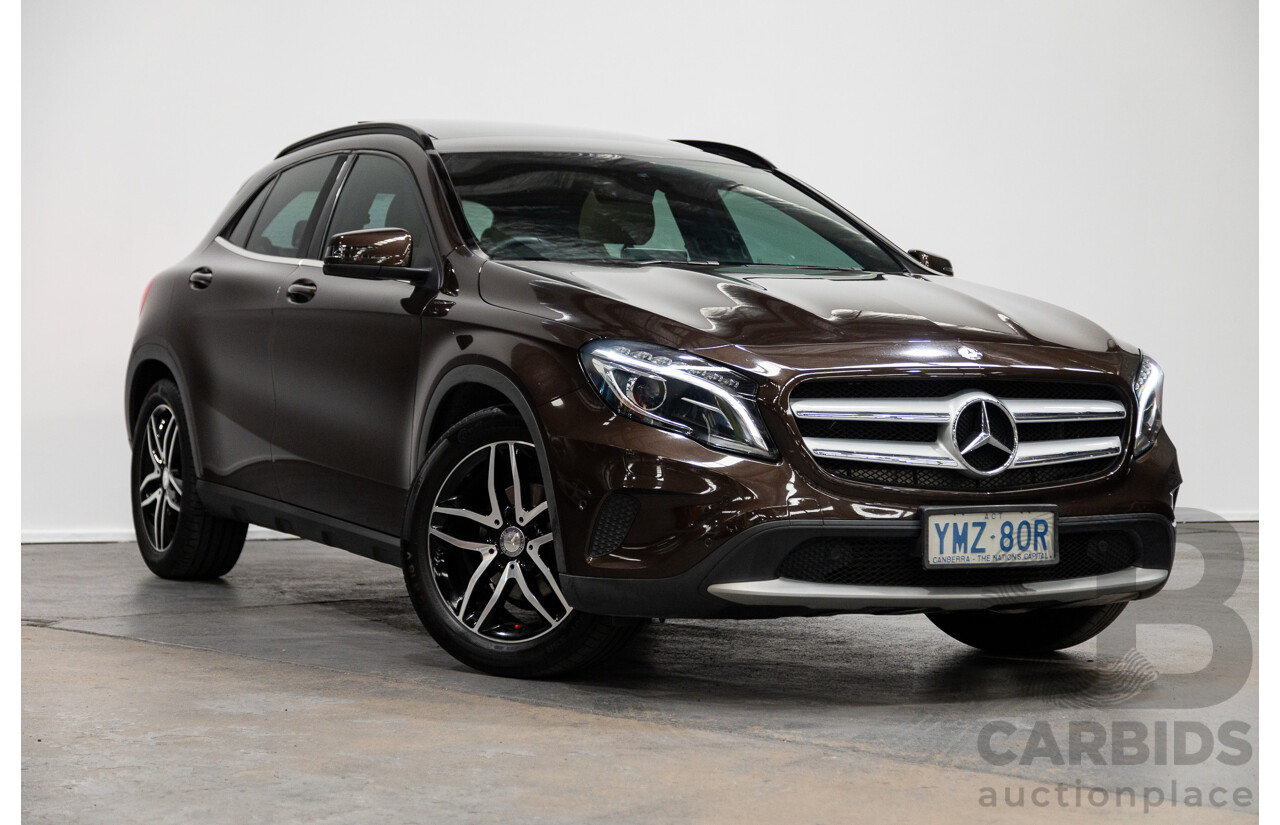 05/2016 Mercedes-Benz Gla 180 (FWD) X156 MY16 4D Wagon Orient Brown Metallic Turbo 1.6L