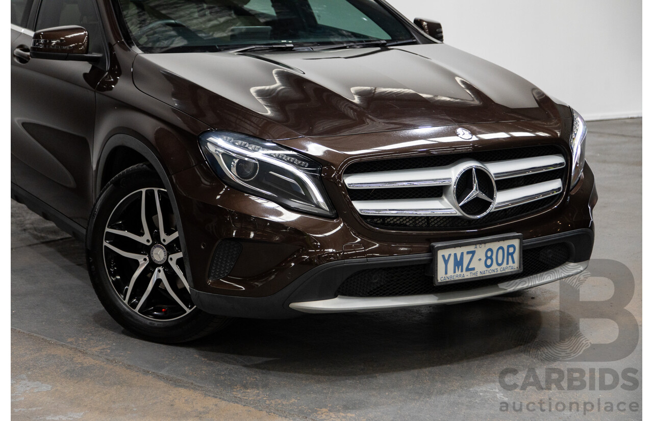 05/2016 Mercedes-Benz Gla 180 (FWD) X156 MY16 4D Wagon Orient Brown Metallic Turbo 1.6L