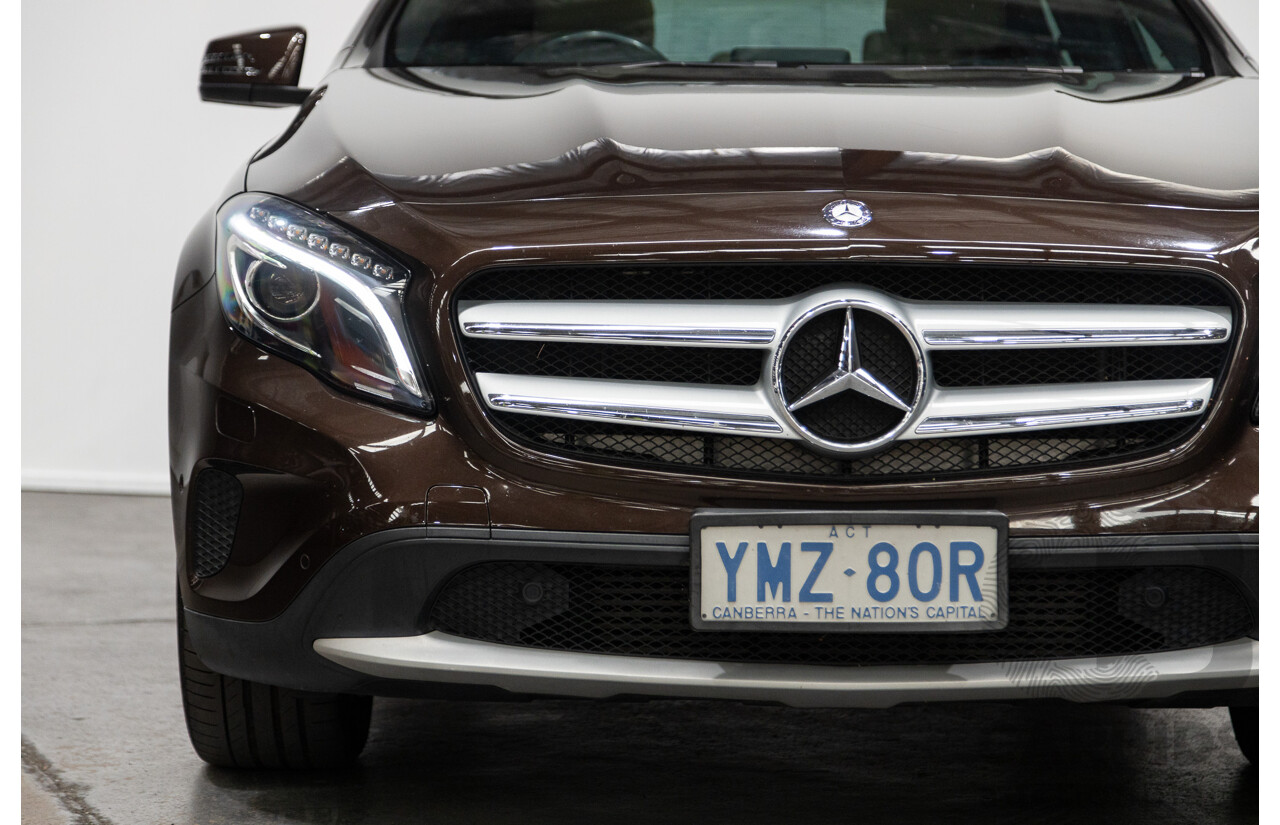 05/2016 Mercedes-Benz Gla 180 (FWD) X156 MY16 4D Wagon Orient Brown Metallic Turbo 1.6L