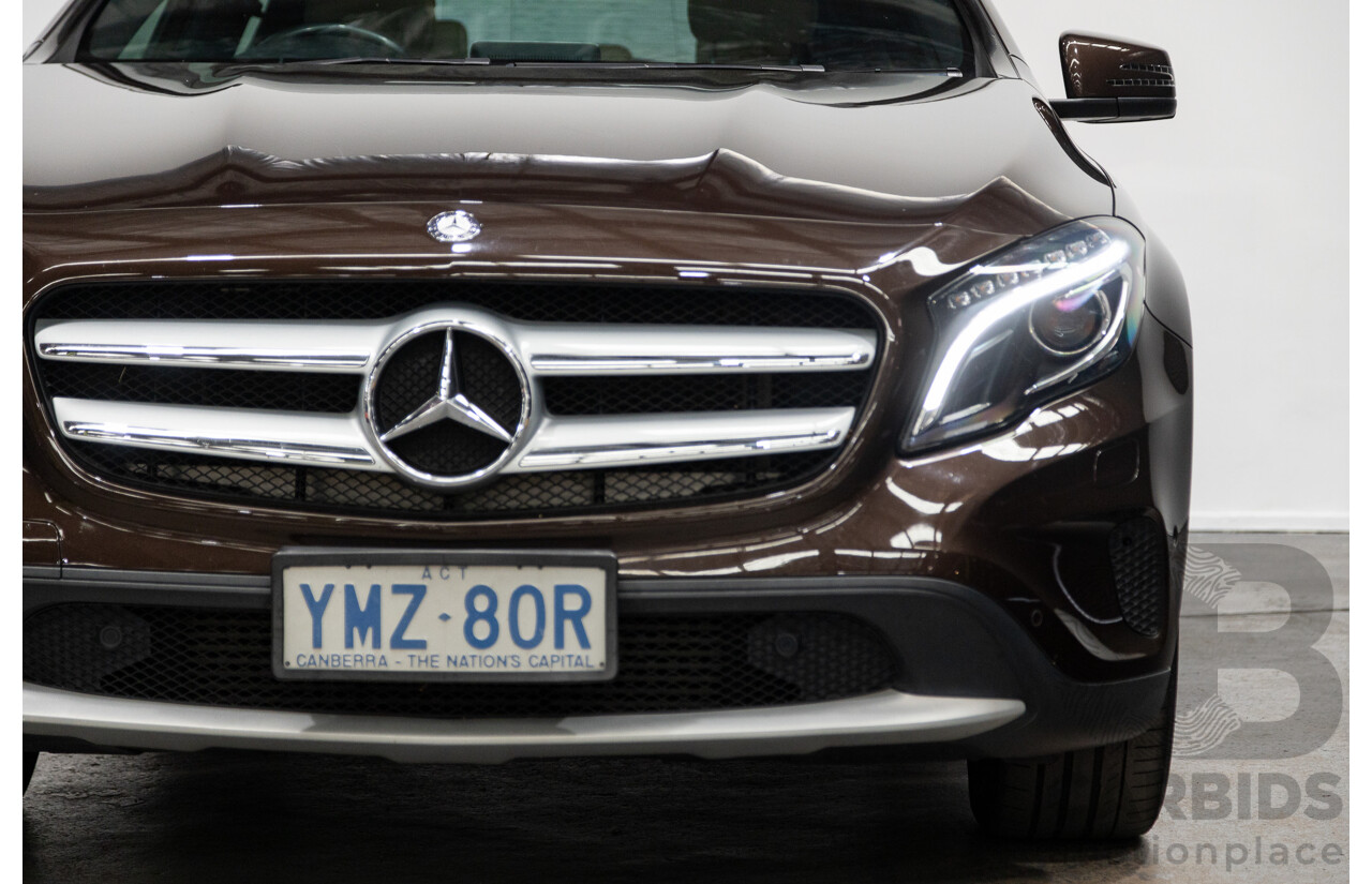 05/2016 Mercedes-Benz Gla 180 (FWD) X156 MY16 4D Wagon Orient Brown Metallic Turbo 1.6L