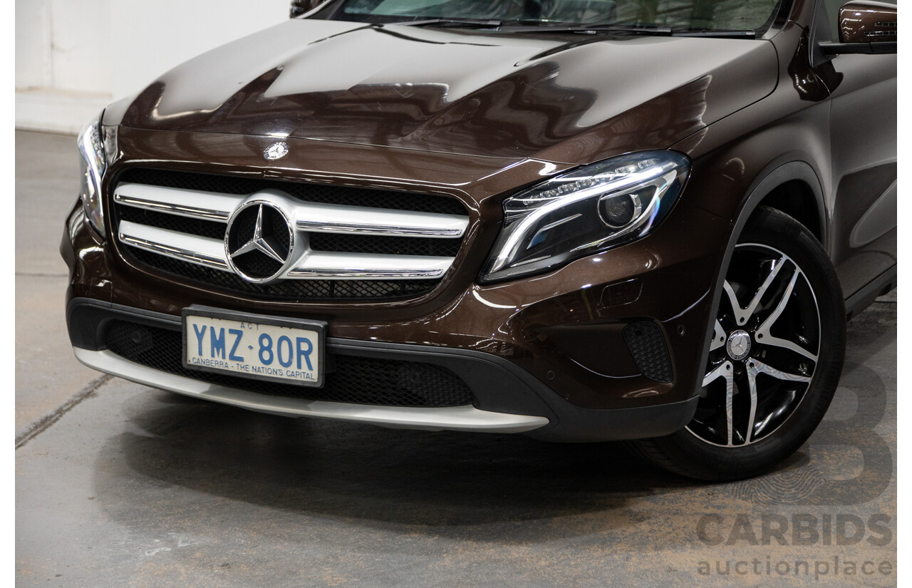 05/2016 Mercedes-Benz Gla 180 (FWD) X156 MY16 4D Wagon Orient Brown Metallic Turbo 1.6L