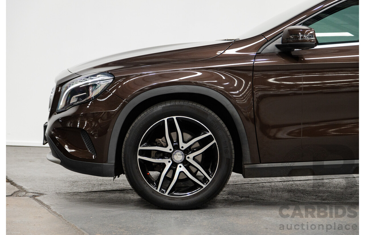 05/2016 Mercedes-Benz Gla 180 (FWD) X156 MY16 4D Wagon Orient Brown Metallic Turbo 1.6L