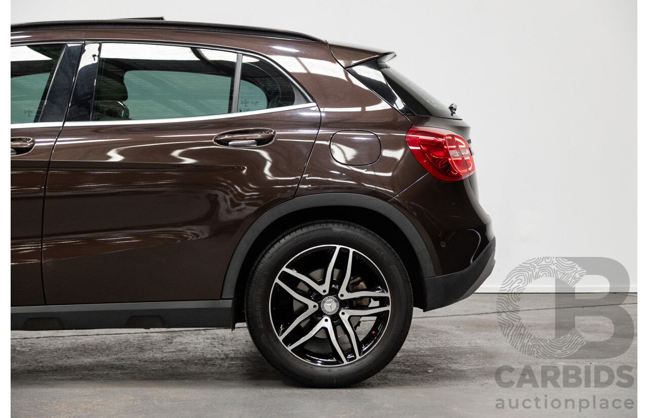 05/2016 Mercedes-Benz Gla 180 (FWD) X156 MY16 4D Wagon Orient Brown Metallic Turbo 1.6L