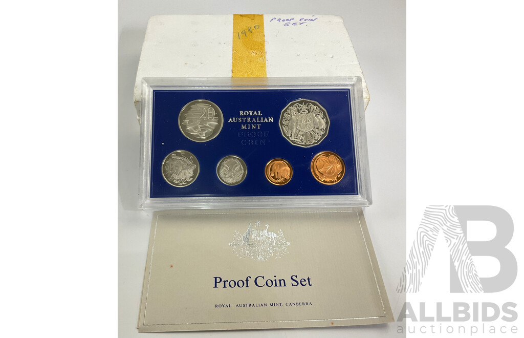 Australian RAM 1980 Proof Coin Set