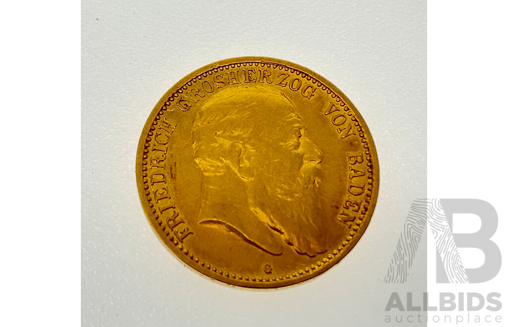 Germany/Kingdom of Prussia 1903 Gold Ten Mark Coin .900