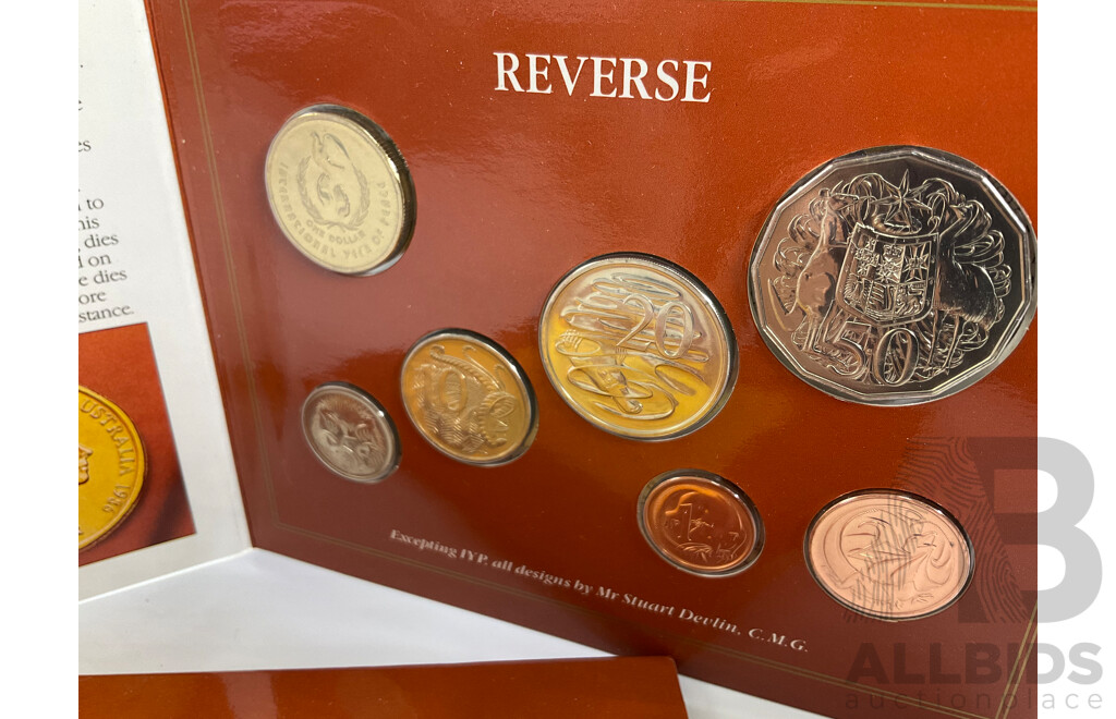 Australian RAM 1986 Six UNC Coin Set, International Year of Peace