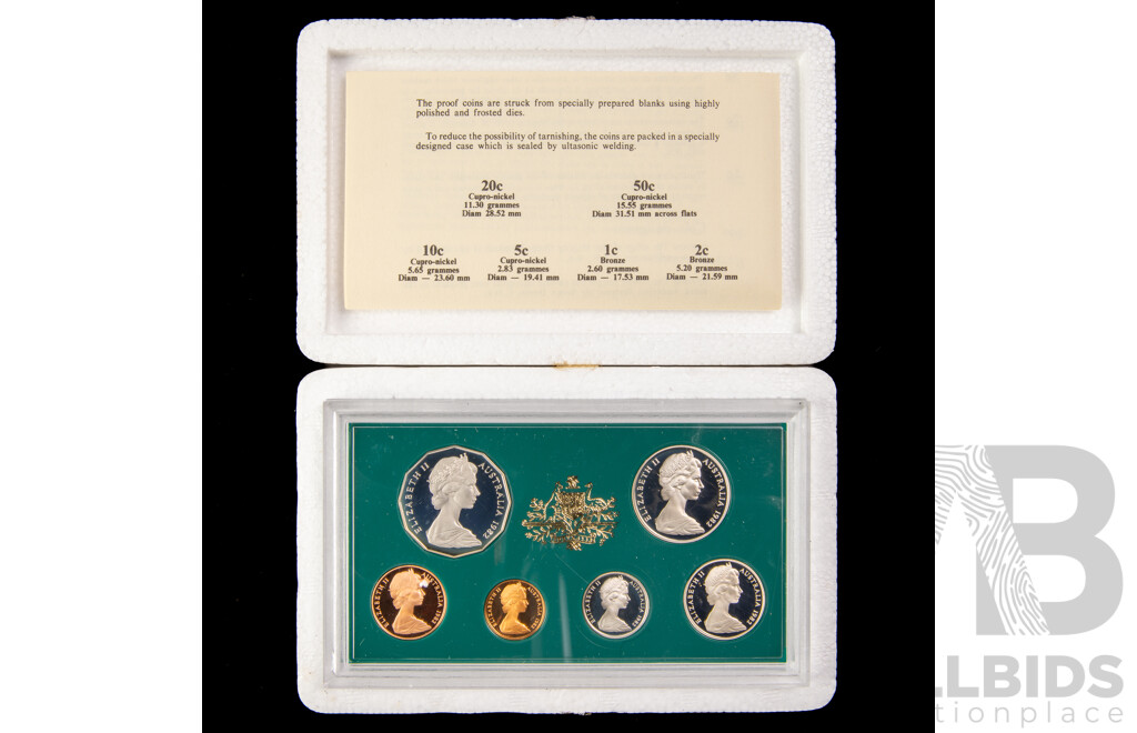 Australian RAM 1982 Proof Coin Set, Commonwealth Games
