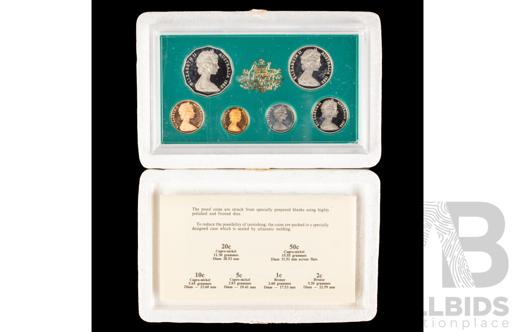 Australian RAM 1982 Proof Coin Set, Commonwealth Games