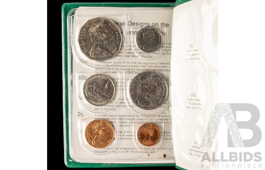 Australian RAM 1980 and 1982 UNC Coins Set