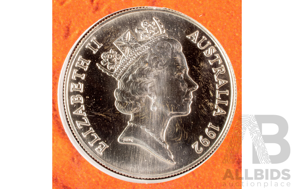Australian RAM 1992 Silver Ten Dollar Coin, State Series Northern Territory .925