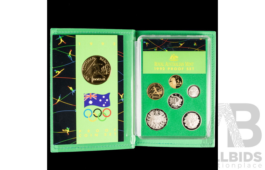Australian RAM 1992 Six Proof Coin Set, Barcelona Olympics