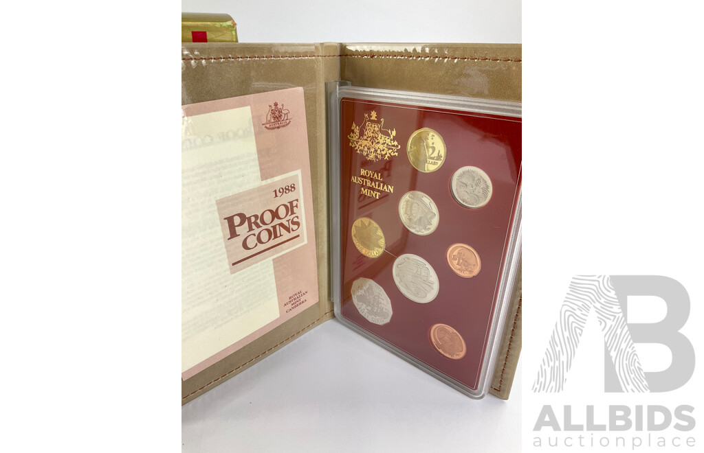 Australian RAM 1988 Eight Proof Coin Set