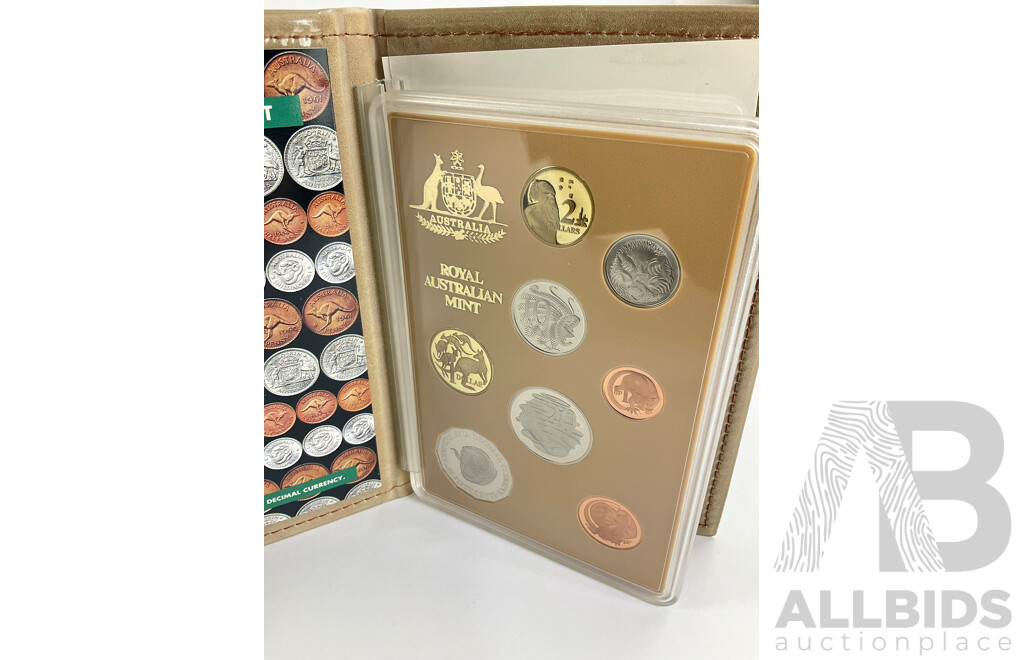 Australian RAM 1991 Eight Proof Coin Set, Twenty Five Years of Decimal Currency