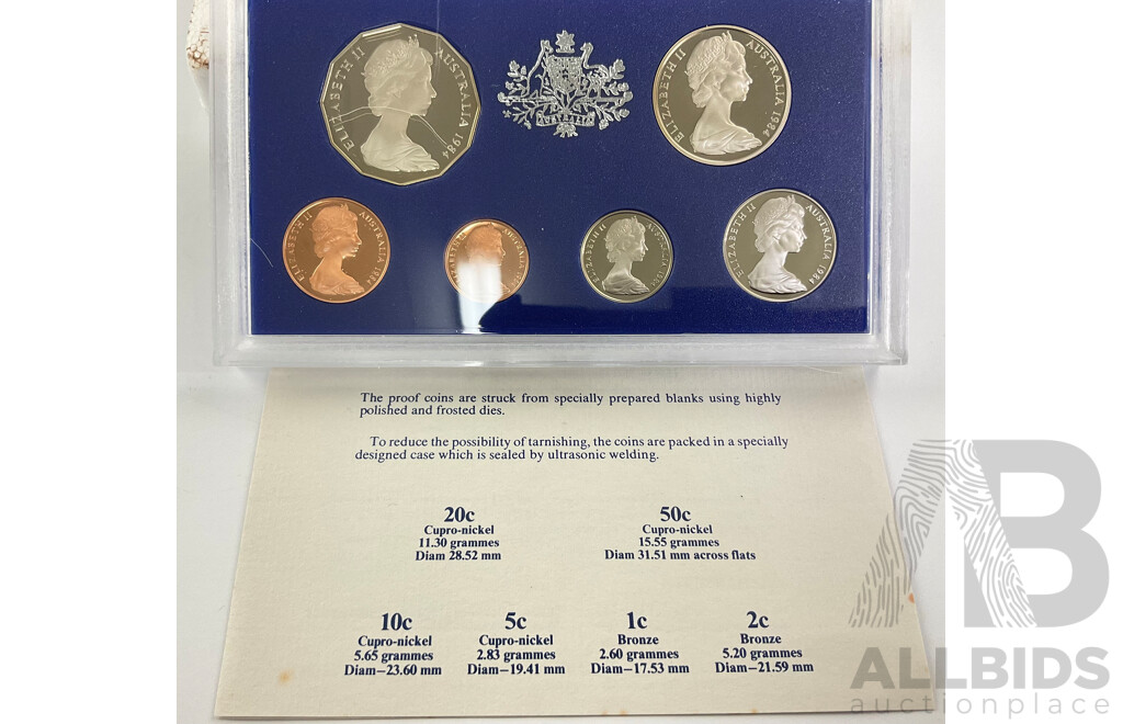 Australian RAM 1984 Six Proof Coin Set