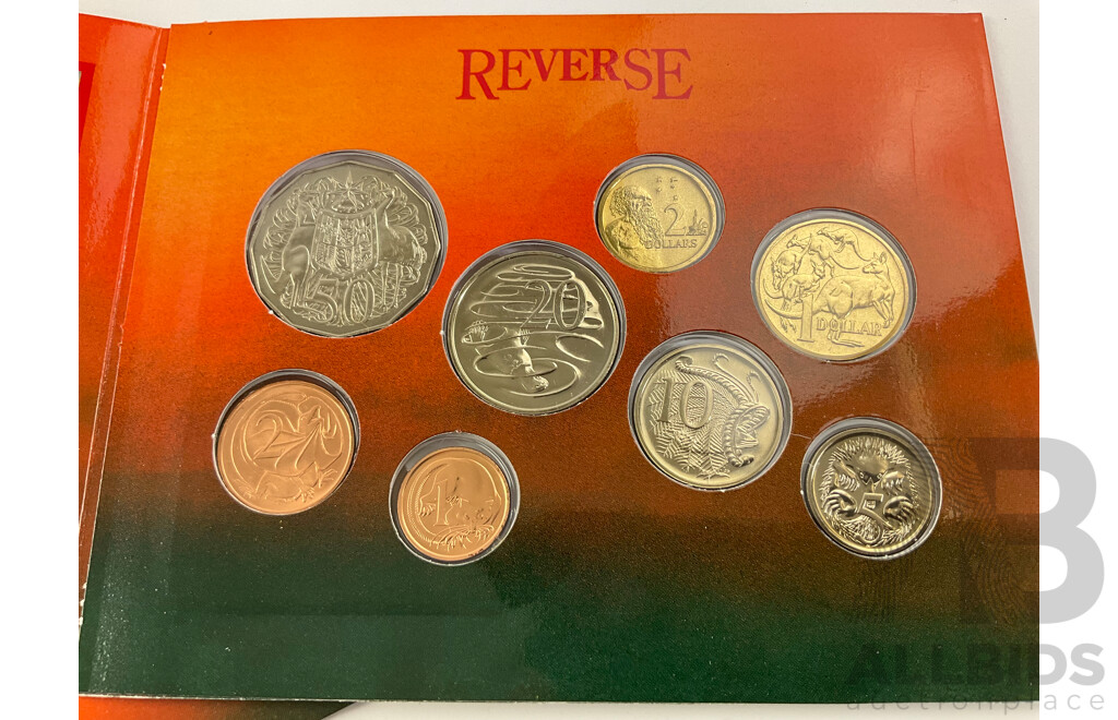 Australian RAM 1989 UNC Eight Coin Set