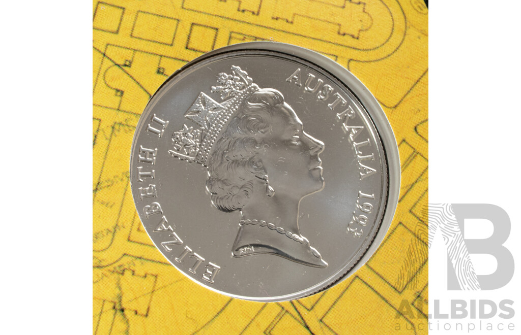 Australian RAM 1992 and 1993 Silver Ten Dollar Coins, State Series, Northern Territory and Australian Capital Territory