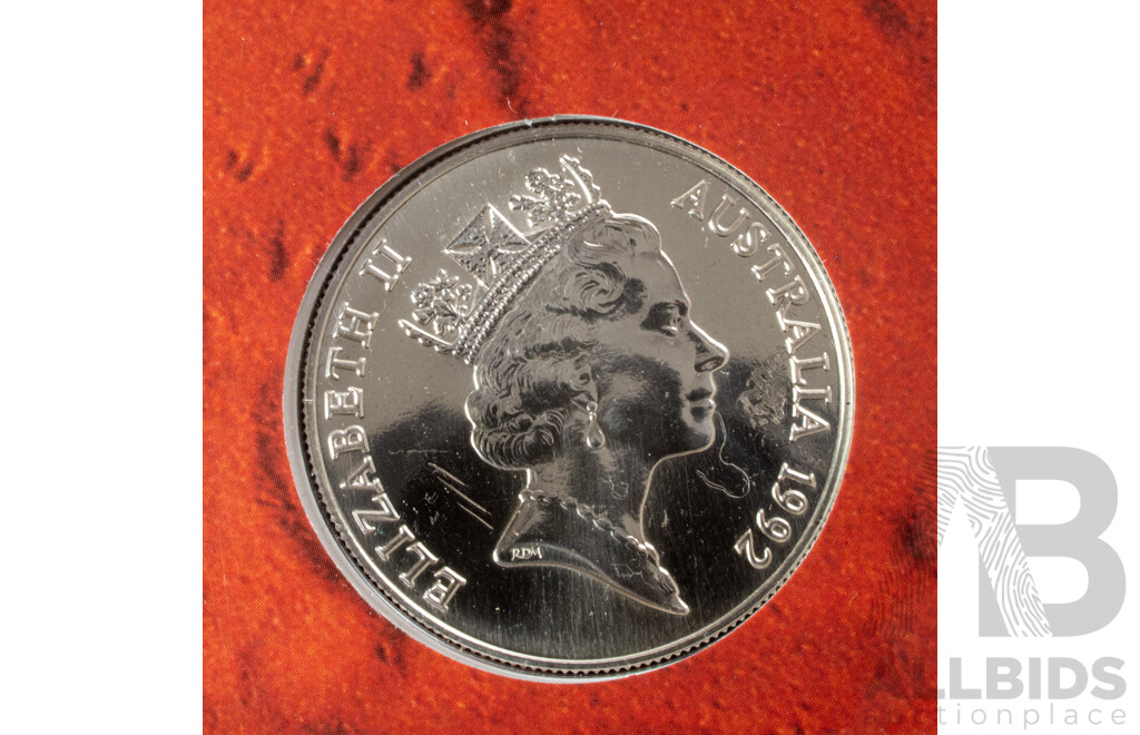 Australian RAM 1992 and 1993 Silver Ten Dollar Coins, State Series, Northern Territory and Australian Capital Territory