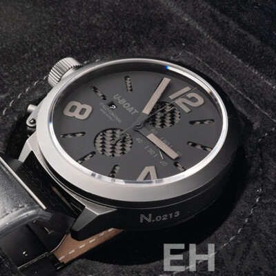 U-Boat 53mm Classico Lefty Black Carbon Fiber, Model 2277
