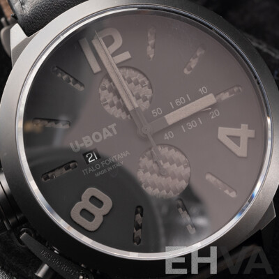 U-Boat 53mm Classico Lefty Black Carbon Fiber, Model 2277