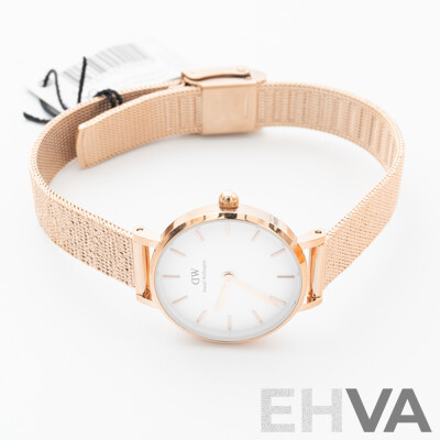Daniel Wellington Petite 24mm Pressed Melrose White Watch, Model DW00100447