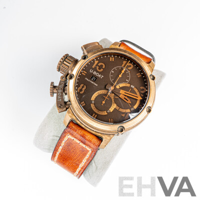 U-Boat 46mm Limited Edition Chimera U-51 Bronze Watch, 083 of 300, Model 6945