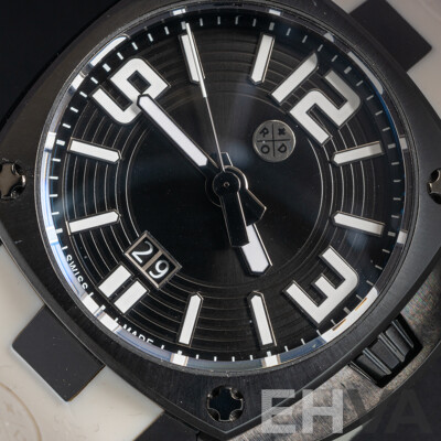 Sam & Rod Time Collection Iconic42 No. 03037, 40mm, Black & White
