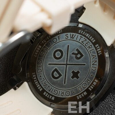 Sam & Rod Time Collection Iconic42 No. 03037, 40mm, Black & White