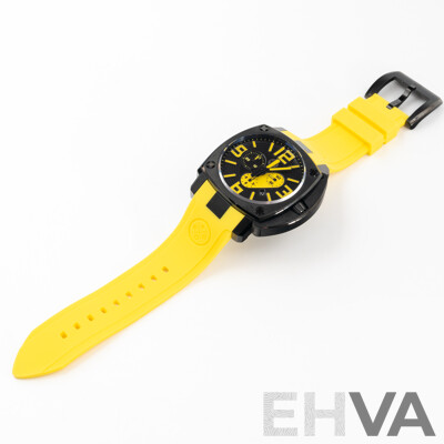 Sam & Rod 42.5mm Empire Iconic Chronograph, Model I42C-BBY0001