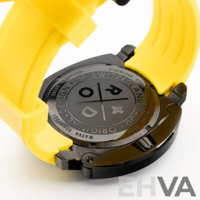 Sam & Rod 42.5mm Empire Iconic Chronograph, Model I42C-BBY0001