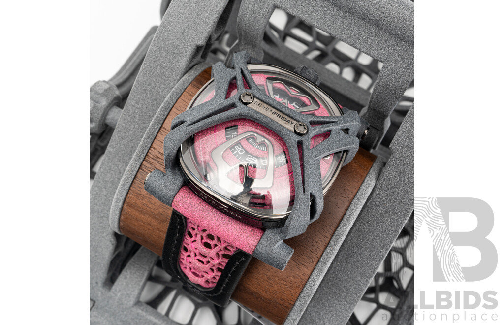 SEVENFRIDAY 45mm FreeDb Pink, Model FDB/02