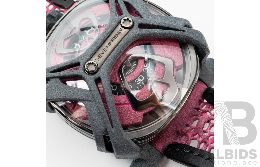 SEVENFRIDAY 45mm FreeDb Pink, Model FDB/02