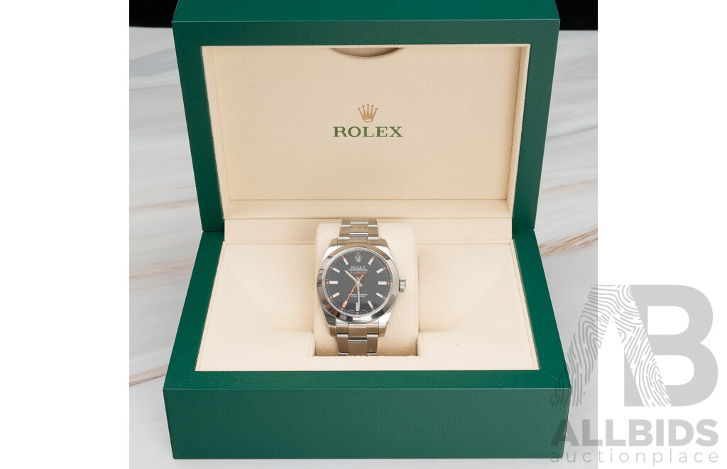 Rolex 41mm Milgauss Watch, Model 116400