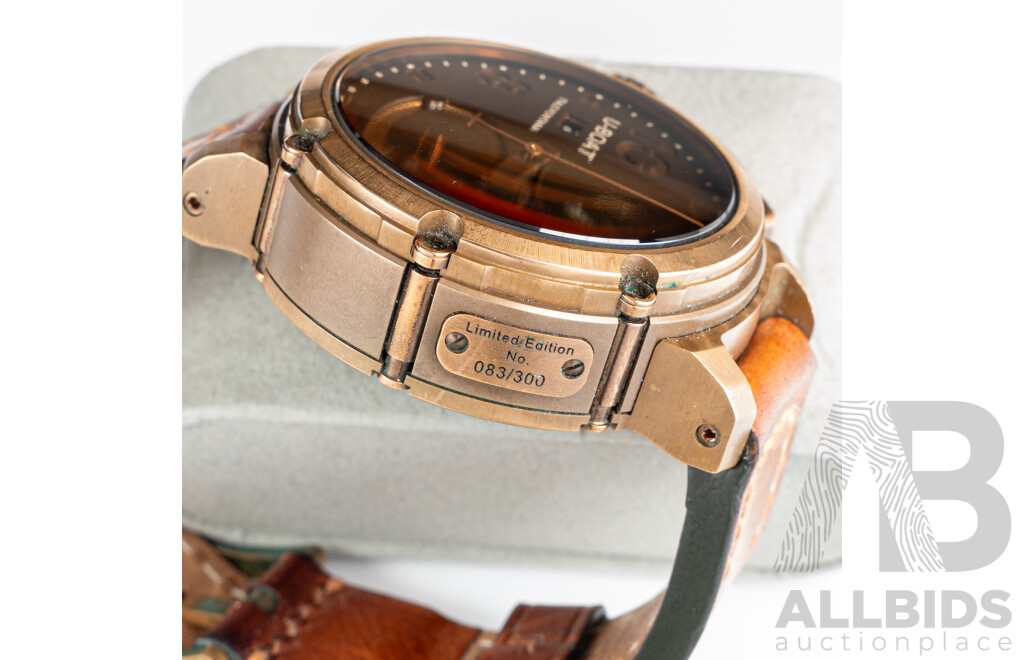 U-Boat 46mm Limited Edition Chimera U-51 Bronze Watch, 083 of 300, Model 6945