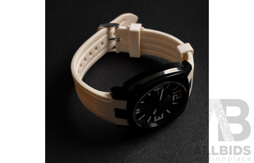 Sam & Rod Time Collection Iconic42 No. 03037, 40mm, Black & White