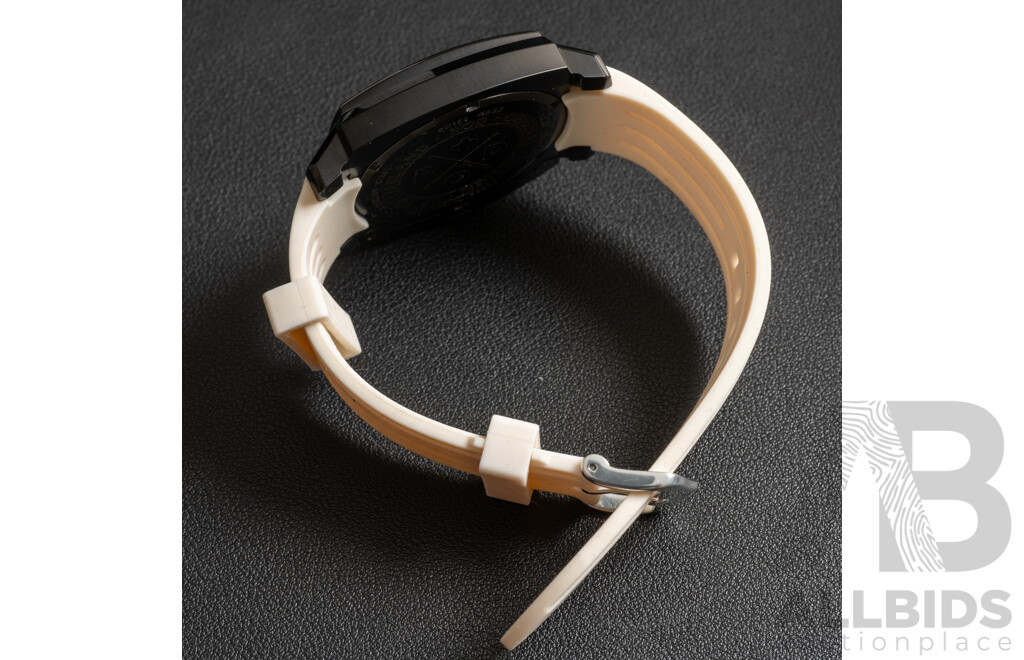 Sam & Rod Time Collection Iconic42 No. 03037, 40mm, Black & White
