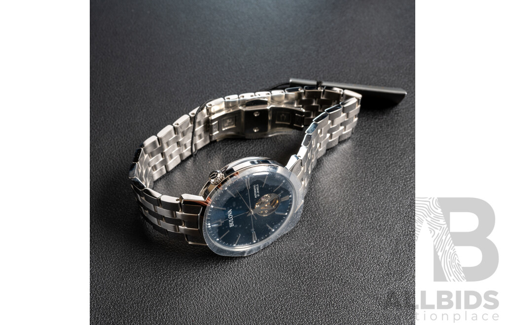 Bulova 41mm Classic Aerojet Automatic Watch, Model 96A277