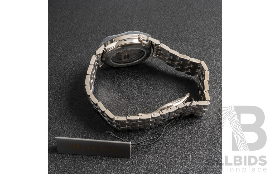 Bulova 41mm Classic Aerojet Automatic Watch, Model 96A277
