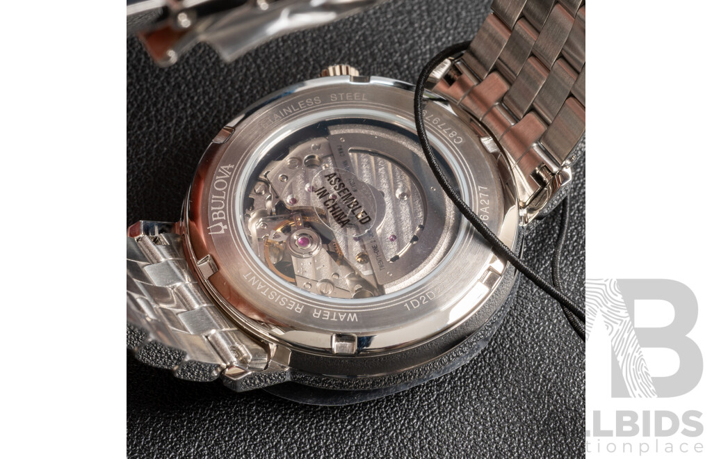 Bulova 41mm Classic Aerojet Automatic Watch, Model 96A277
