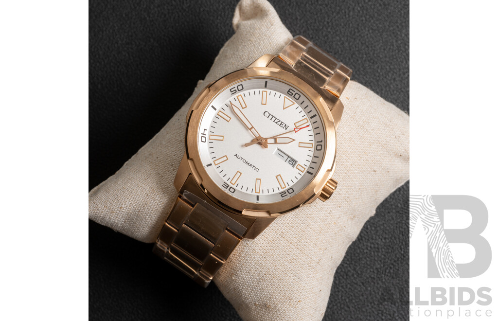 Citizen 44mm Mechanical Collection Automatic Watch, Model NH8373-88A