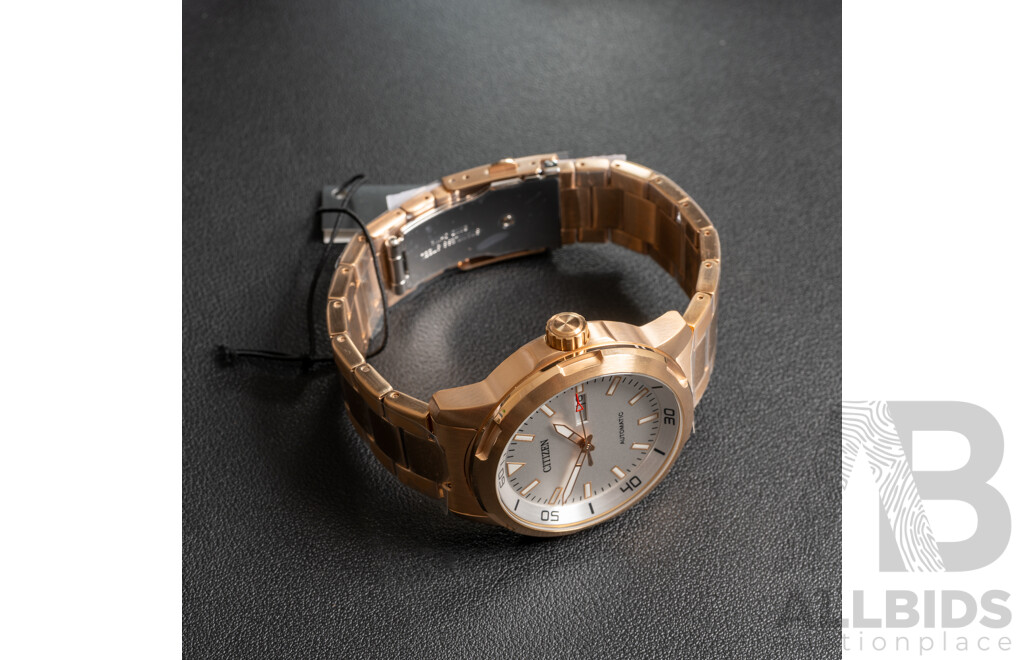 Citizen 44mm Mechanical Collection Automatic Watch, Model NH8373-88A