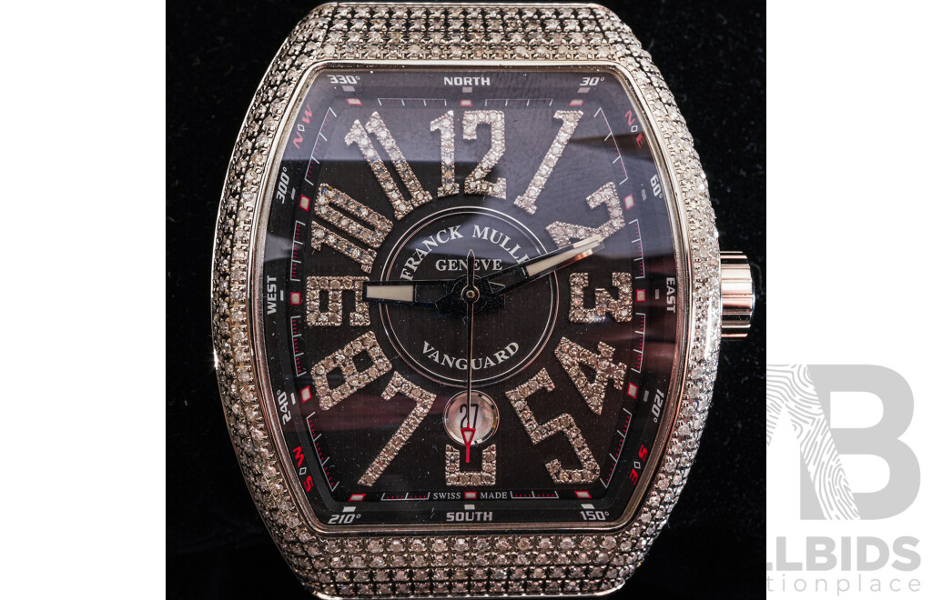 Franck Muller Vanguard V45 Black Diamond