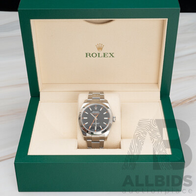 Rolex 41mm Milgauss Watch, Model 116400