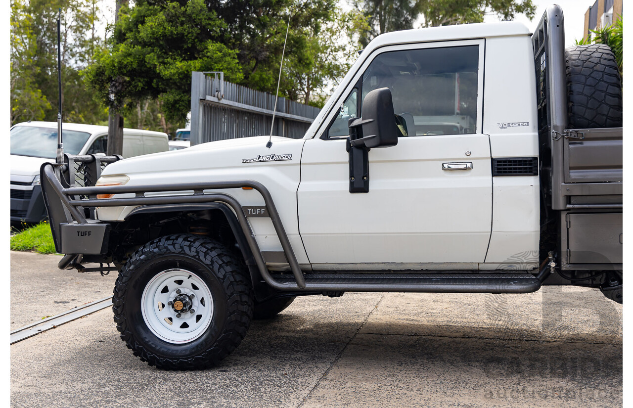 1/2010 Toyota Landcruiser Workmate (4x4) VDJ79R 09 Upgrade C/Chas French Vanilla Turbo Diesel V8 4.5L