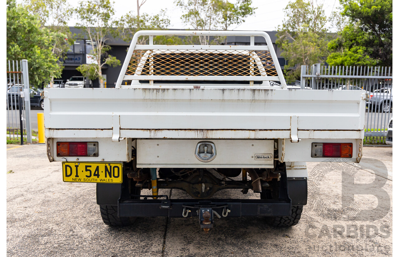 3/2012 Ford Ranger XLT 3.2 (4x4) PX Dual Cab Chassis Cool White Turbo Diesel 3.2L