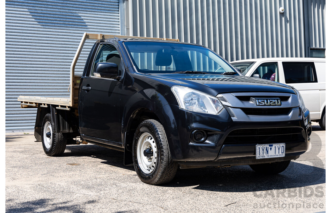 07/2019 Isuzu D-Max SX Low-Ride 4x2 (RWD) TF MY19 C/Chas Cosmic Black Pearl Turbo Diesel 3.0L