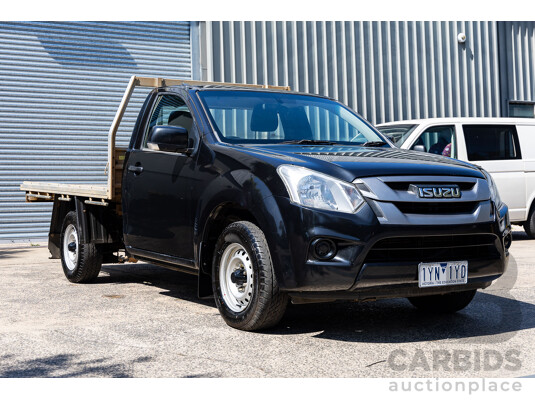 07/2019 Isuzu D-Max SX Low-Ride 4x2 (RWD) TF MY19 C/Chas Cosmic Black Pearl Turbo Diesel 3.0L