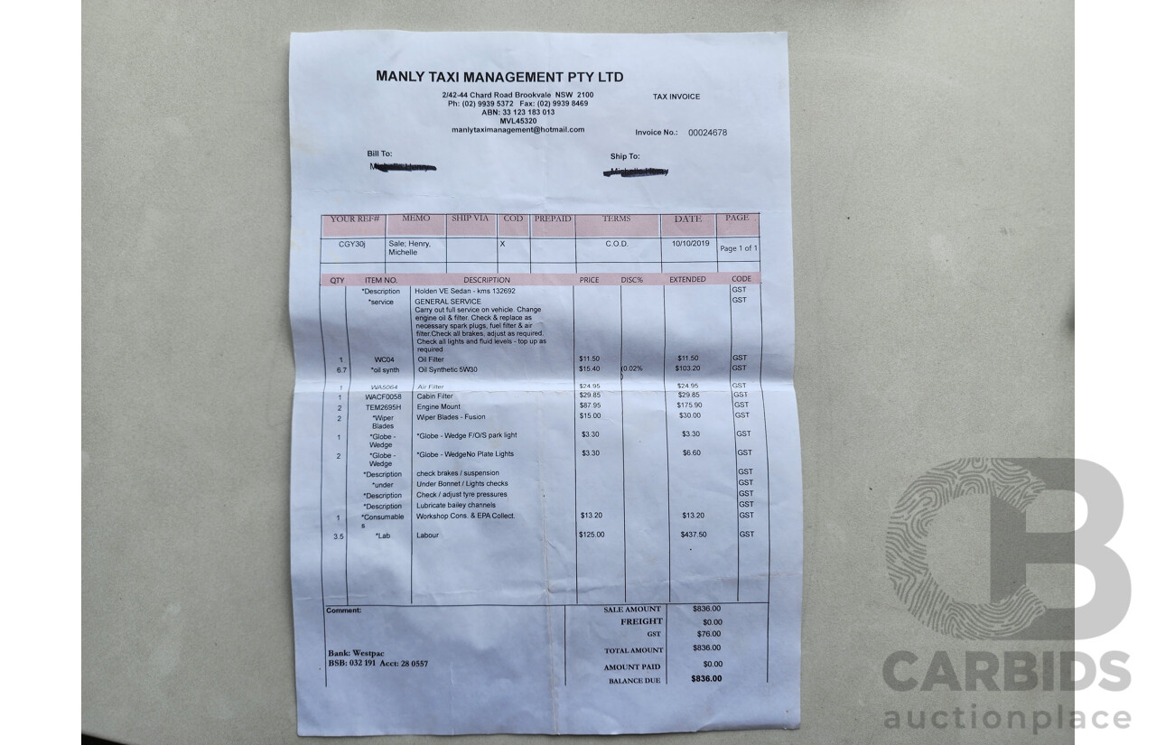 9/2009 Holden Calais V VE MY09.5 4d Sedan Silver Or Chrome 3.6L